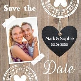 Save the date kaarten